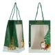 Paper Christmas Bag with Santa 300x200x160mm
