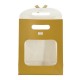Paper Bag Gold with Bow 240x190x90mm