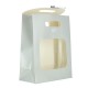 Sacchetto di Carta Argento con Fiocco 240X190X90 mm