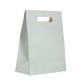Sacchetto di Carta Argento con Fiocco 240X190X90 mm