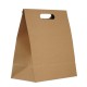 Paper Bag Brown with Bow 290x220x120mm