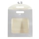 Sacchetto di Carta Argento con Fiocco 290X220X120 mm