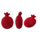 Velvet Lucky Decorative Pomegranate 14x15cm