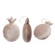 Velvet Lucky Decorative Pomegranate 14x15cm