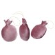 Velvet Lucky Decorative Pomegranate 14x15cm