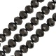 Crystal Washer Bead Faceted 10x7mm (Ø~1.2mm) (72pcs/str)