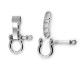 Fermoir Marine en Zamak avec vis 28 x 52 mm