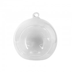 Glass Deco Ball w/ Opening 80mm