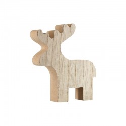 Wooden Deco Deer 100x110mm