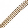 Plaid Brown/White