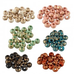 Ceramic Bead Round 8mm (Ø~3.3mm)