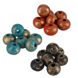 Ceramic Bead Round 16mm (Ø~5mm)