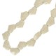 Passante Distanziatore Cuore in Ceramica Smaltata 21x15mm (Ø 3mm)