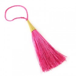Polyester Tassel Metal Coil ~80mm