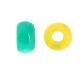 Resin Bead Washer Rpund w/ Cat's Eye Effect14x8mm (Ø5mm)