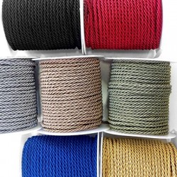 Cordon Polyester Tressé 2 mm (25 M/Bobine)