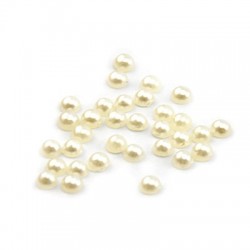 Pearl ABS Flatback Round 3mm