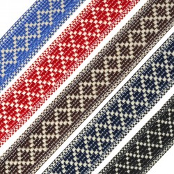 Ruban en Polyester avec Losanges 30 mm (~10 Yards)