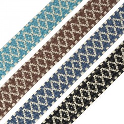 Polyester Ribbon w/ Ethnic Rhombus 28mm (~5yards)