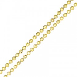 Catena in Ottone Taglio Diamantato 1mm