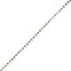 Catena in Ottone Taglio Diamantato 1mm