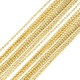 Catena in Ottone Taglio Diamantato 1mm
