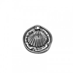 Zamak Pendant Clam 27mm