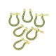 Zircon Brass Screw Clasp 17x21mm