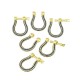 Chiusura a Vite in Ottone con Zircone 17X21 mm