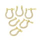 Chiusura a Vite in Ottone con Zircone 17X21 mm
