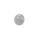 Charm rond Martelé en Acier Inoxydable 304 10 x 11 mm