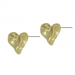 Acrylic Earring Heart 19x18mm