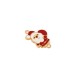 Enameled Zamak Connector Santa 16x20mm