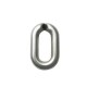 Anello di Catena Ovale Aperto in Argentone CCB 24x39mm