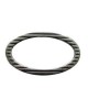 Anello Ovale Scanalato in Argentone CCB 27x45mm