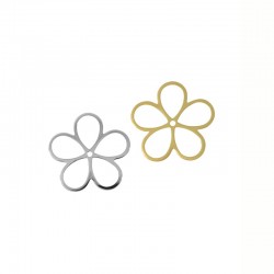 Brass Charm Flower 23mm