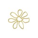 Brass Pendant Flower 36x35mm