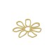 Ciondolo in Ottone a Forma di Fiore 36X35 mm