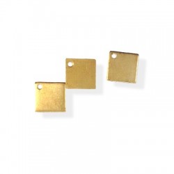 Brass Charm Rhombus 10mm
