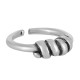 Anillo de Metal Latón Espiral 23x6mm