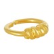 Bague en Laiton Coulé Spirale 23 x 6 mm