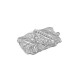Colgante de Metal Latón Rectangular 22x32/1,2mm