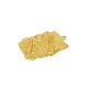 Brass Pendant Tag Rectangular Hammered 22x32mm