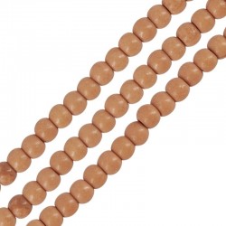 Howlite Bead Round Light Coffee 3mm (Ø~0.5mm) (~130pcs)