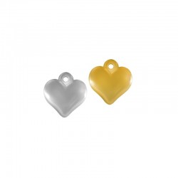 Stainless Steel 304 Charm Heart 14x13mm