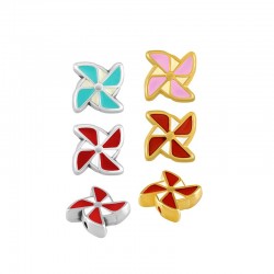 Zamak Slider Windmill w/ Enamel 10mm (Ø1.3mm)