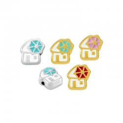 Zamak Slider Windmill w/ Enamel 8.6x9.2mm (Ø1.3mm)