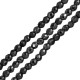 Hematite Bead Faceted 2mm (Ø0.7mm) (200pcs) (40cm)