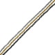 Hematite Bead Faceted 2mm (Ø0.7mm) (200pcs) (40cm)