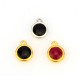 Zamak Charm Round w/ Enamel 10mm